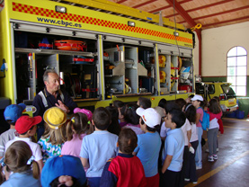 Visita al parque de Bomberos