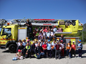 Visita al parque de Bomberos