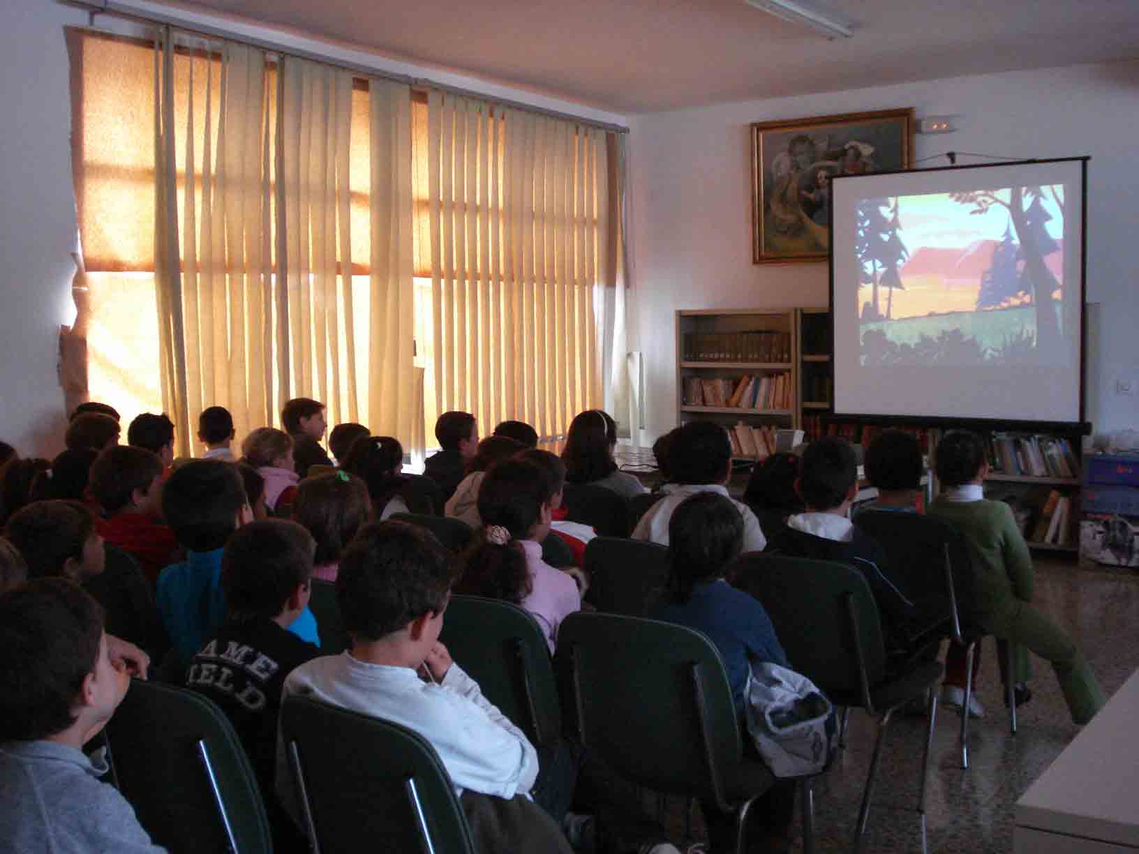 Visita a la biblioteca Visita a la biblioteca